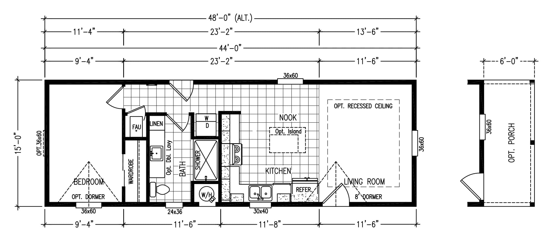 Carmel 15441B floor plan