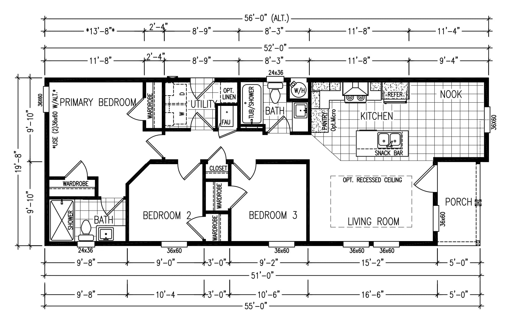 Carmel 20523B floor plan