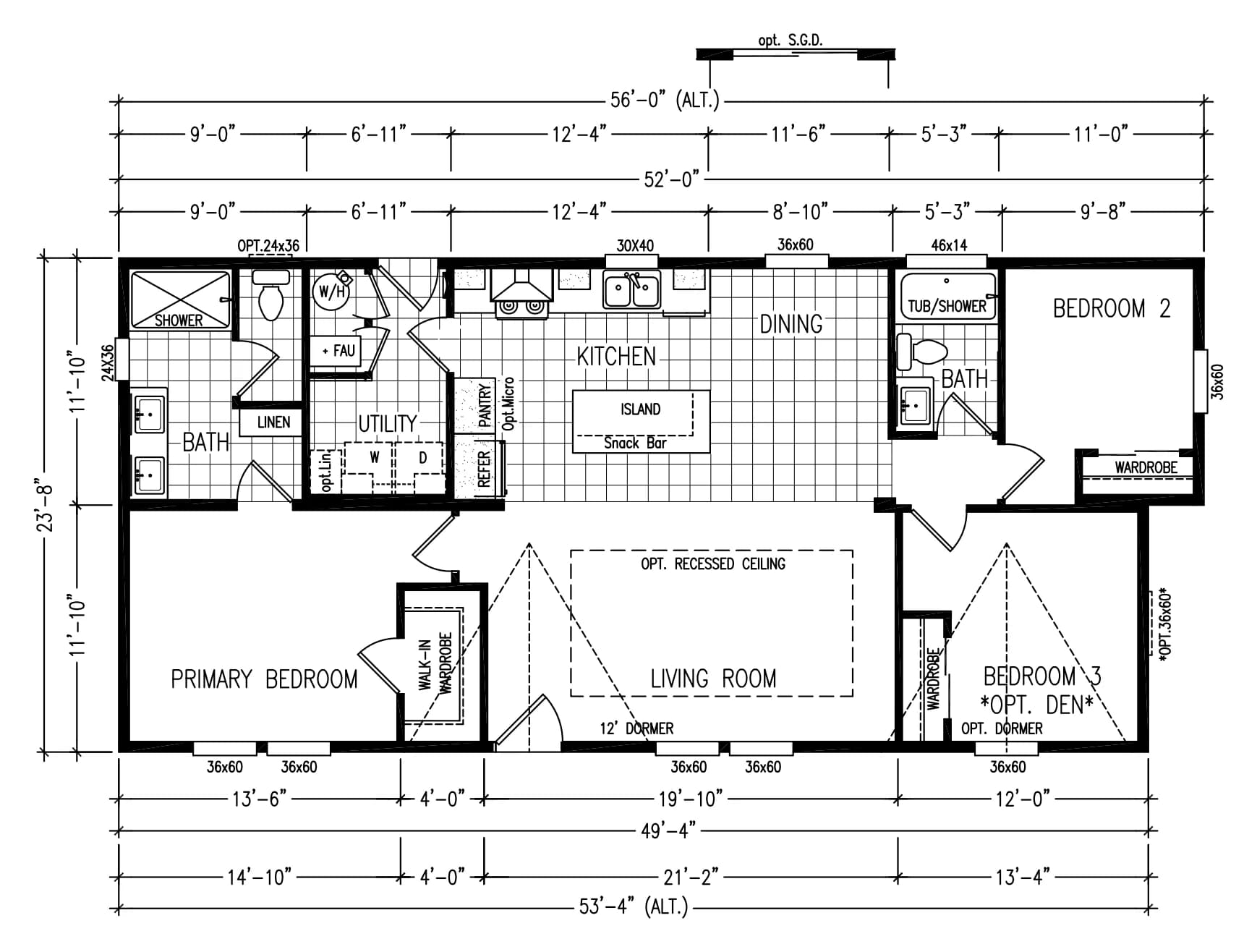 Carmel 24523K floor plan