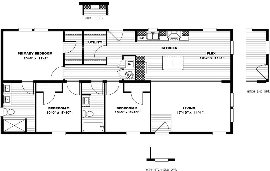 Three Little Birds floor plan